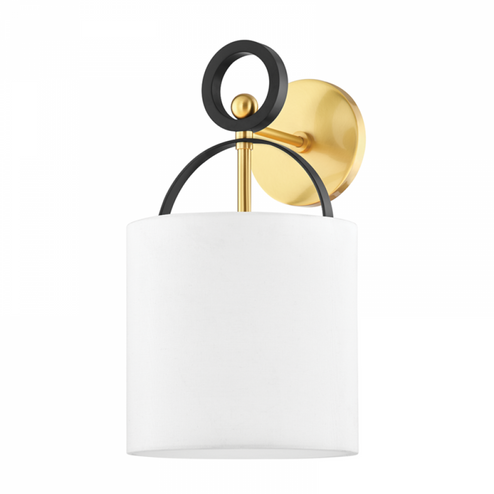 1 LIGHT WALL SCONCE (57|2031-AGB/BBR)