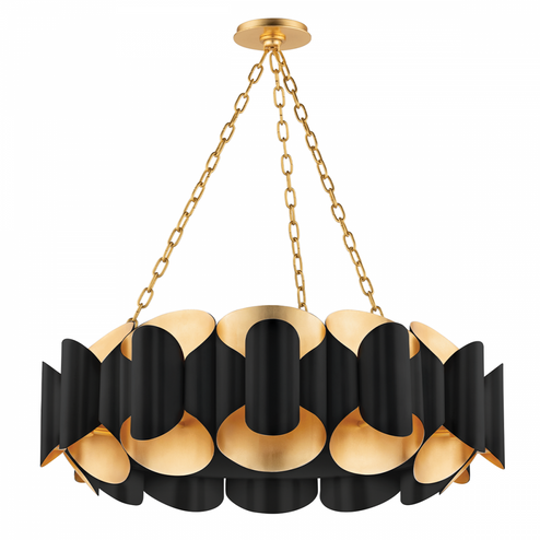 Banks Chandelier (57|8534-GL/BK)