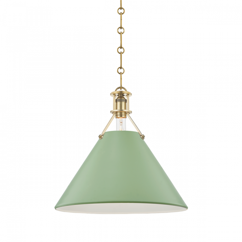 Painted No.2 Pendant (57|MDS352-AGB/LFG)