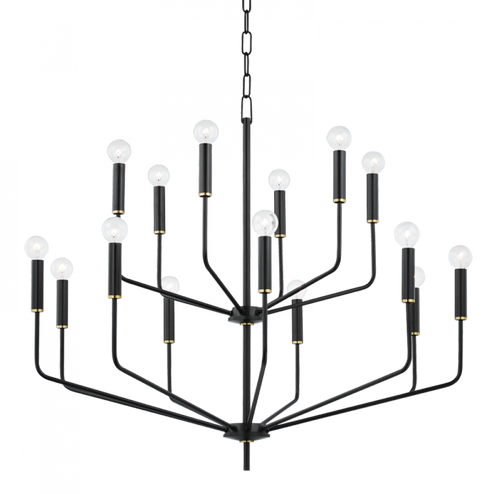 Bailey Chandelier (6939|H516815-AGB/SBK)