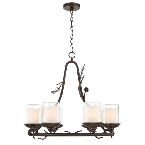 Ponderosa Ridge - 6 Light Outdoor Chandelier (10|2756-694)