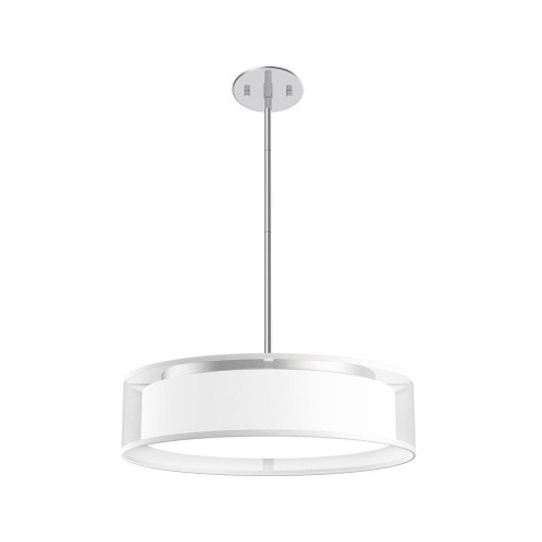 Dalton 16-in White Organza LED Pendant (461|PD7916-WOR)