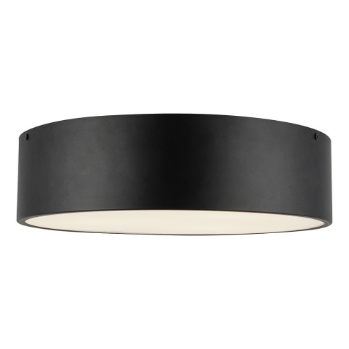 Brisbane 16-in Matte Black 3 Lights Flush Mount (7713|FM556016MB)