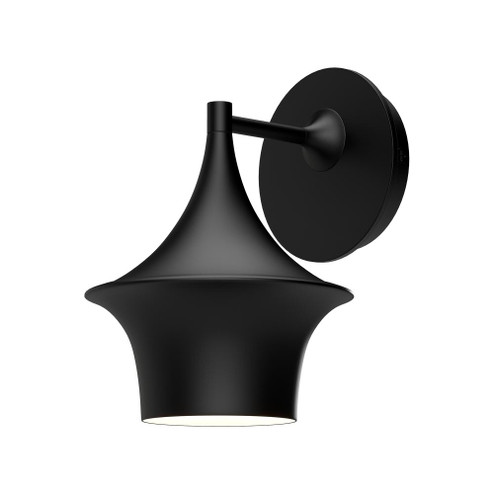 Emiko 7-in Matte Black 1 Light Damp-Rated Wall/Vanity Light (7713|WV523007MB)