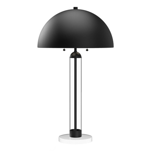 Margaux 18-in Matte Black 2 Lights Table Lamp (7713|TL565019MB)