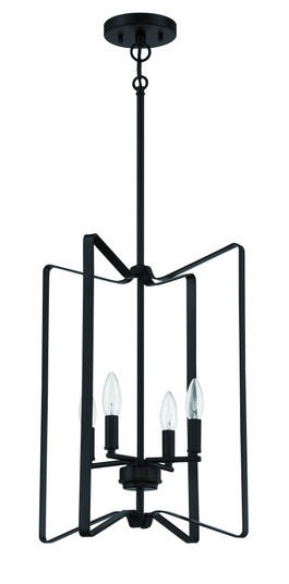 Shayna 4 Light Foyer in Flat Black (20|56134-FB)