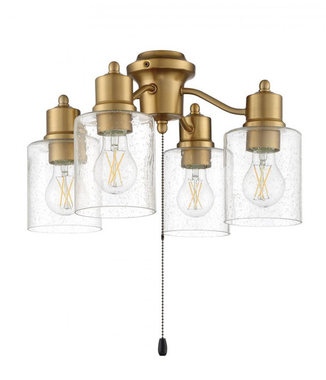 4 Light Universal Light Kit in Satin Brass (20|LK403107-SB-LED)