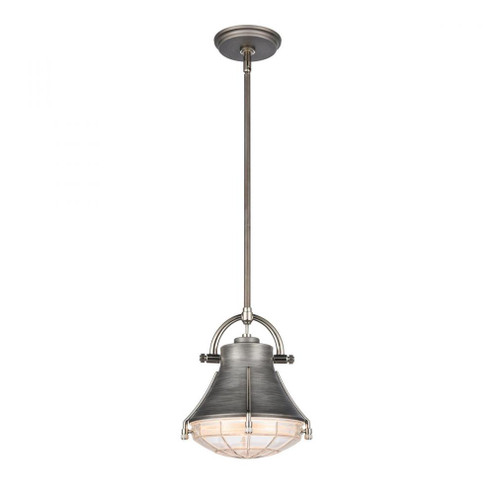 Urbanite 9'' Wide 1-Light Mini Pendant - Weathered Zinc (91|67765/1)