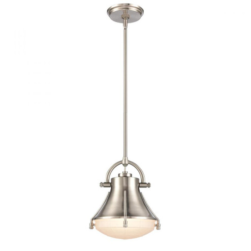 Urbanite 9'' Wide 1-Light Mini Pendant - Satin Nickel (91|67785/1)