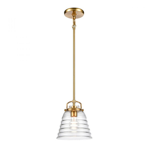 Current 8'' Wide 1-Light Pendant - Satin Brass (91|67885/1)