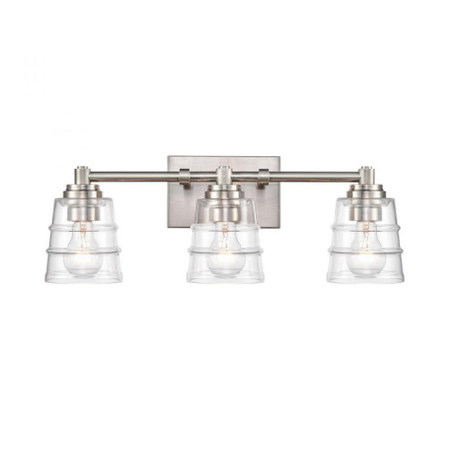 Pulsate 21.5'' Wide 3-Light Vanity Light - Satin Nickel (91|67962/3)