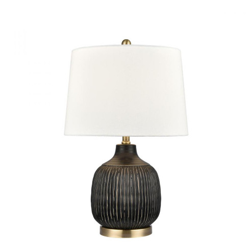 Knighton 24'' High 1-Light Table Lamp - Antique Black (91|H0019-9492)