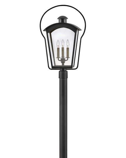 Large Post Mount Lantern (87|13301BK)