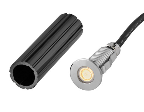 Small Stainless Steel LED Round Button Light (87|15074SS)