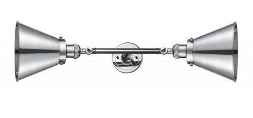 Appalachian - 2 Light - 8 inch - Polished Chrome - Adjustable Bath Vanity Light (3442|208L-PC-M13-PC-LED)