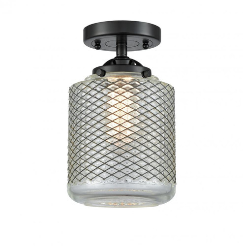 Stanton - 1 Light - 6 inch - Oil Rubbed Bronze - Semi-Flush Mount (3442|284-1C-OB-G262-LED)