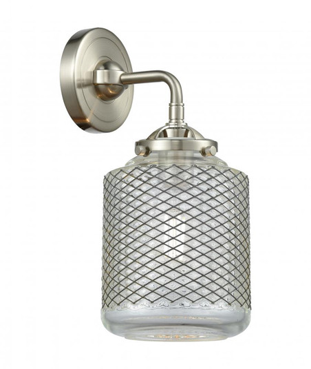 Stanton - 1 Light - 6 inch - Brushed Satin Nickel - Semi-Flush Mount (3442|284-1C-SN-G262-LED)