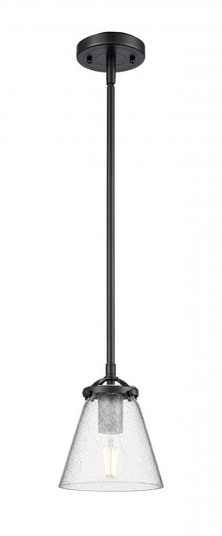 Cone - 1 Light - 6 inch - Oil Rubbed Bronze - Stem hung - Mini Pendant (3442|284-1S-OB-G64-LED)