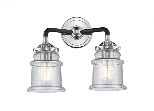 Canton - 2 Light - 13 inch - Black Polished Nickel - Bath Vanity Light (3442|284-2W-BPN-G184S)