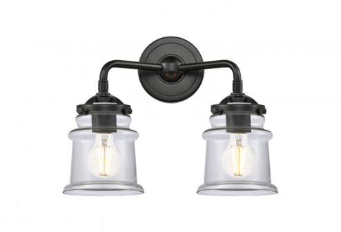 Canton - 2 Light - 13 inch - Oil Rubbed Bronze - Bath Vanity Light (3442|284-2W-OB-G182S)