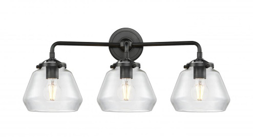 Fulton - 3 Light - 25 inch - Oil Rubbed Bronze - Bath Vanity Light (3442|284-3W-OB-G172-LED)
