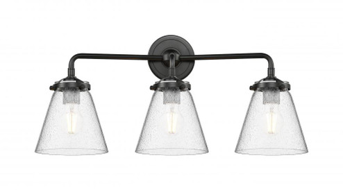 Cone - 3 Light - 24 inch - Oil Rubbed Bronze - Bath Vanity Light (3442|284-3W-OB-G64)