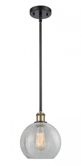 Athens - 1 Light - 8 inch - Black Antique Brass - Mini Pendant (3442|516-1S-BAB-G125-LED)