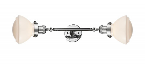 Olean - 2 Light - 7 inch - Polished Chrome - Adjustable Bath Vanity Light (3442|208L-PC-G321-LED)