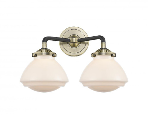 Olean - 2 Light - 15 inch - Black Antique Brass - Bath Vanity Light (3442|284-2W-BAB-G321)