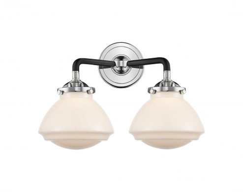 Olean - 2 Light - 15 inch - Black Polished Nickel - Bath Vanity Light (3442|284-2W-BPN-G321)