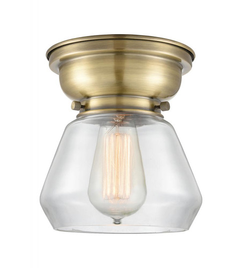 Fulton - 1 Light - 7 inch - Antique Brass - Flush Mount (3442|623-1F-AB-G172-LED)