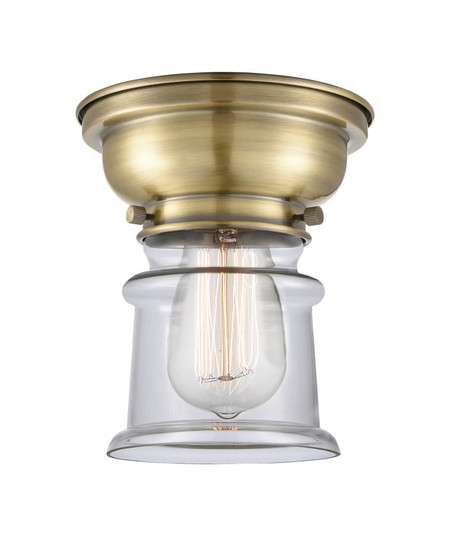 Canton - 1 Light - 6 inch - Antique Brass - Flush Mount (3442|623-1F-AB-G182S)