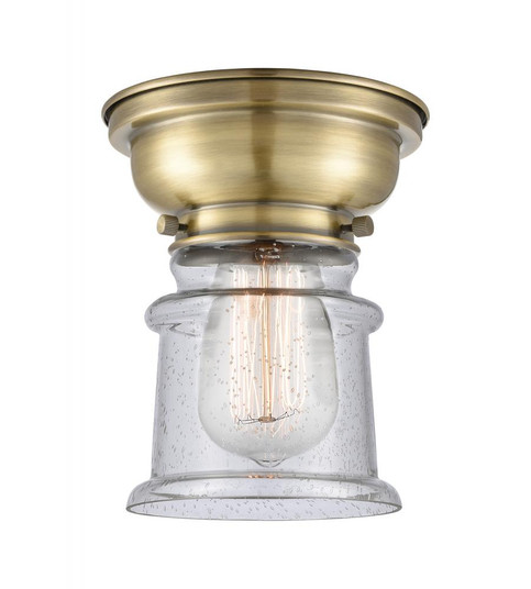 Canton - 1 Light - 6 inch - Antique Brass - Flush Mount (3442|623-1F-AB-G184S)