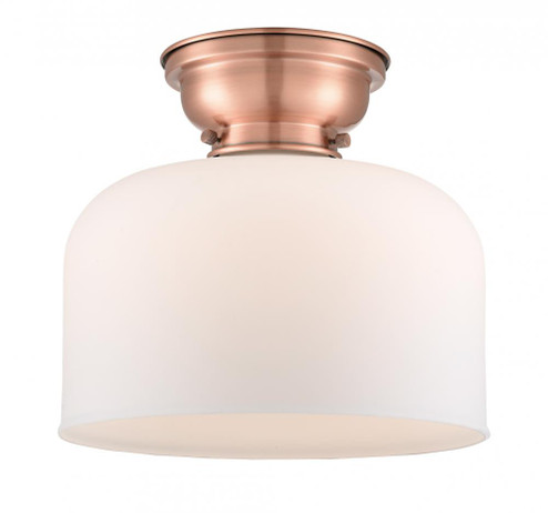 Bell - 1 Light - 12 inch - Antique Copper - Flush Mount (3442|623-1F-AC-G71-L-LED)