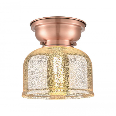 Bell - 1 Light - 8 inch - Antique Copper - Flush Mount (3442|623-1F-AC-G78)