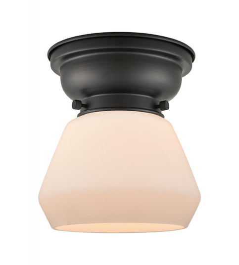 Fulton - 1 Light - 7 inch - Matte Black - Flush Mount (3442|623-1F-BK-G171-LED)