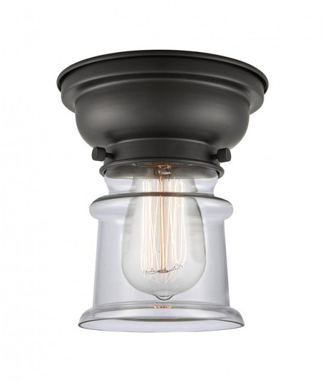 Canton - 1 Light - 6 inch - Matte Black - Flush Mount (3442|623-1F-BK-G182S-LED)