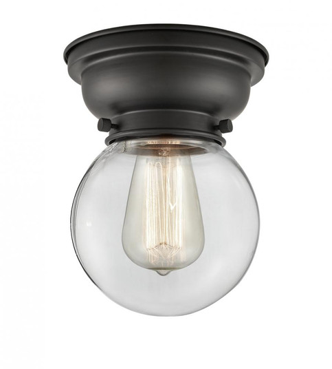 Beacon - 1 Light - 6 inch - Matte Black - Flush Mount (3442|623-1F-BK-G202-6-LED)