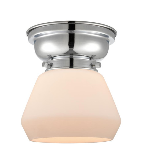Fulton - 1 Light - 7 inch - Polished Chrome - Flush Mount (3442|623-1F-PC-G171-LED)