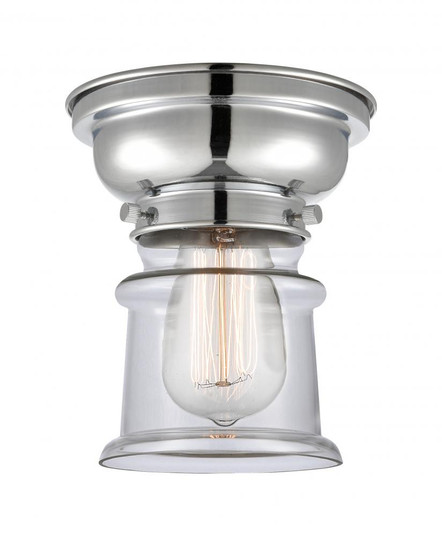Canton - 1 Light - 6 inch - Polished Chrome - Flush Mount (3442|623-1F-PC-G182S-LED)
