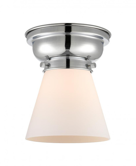 Cone - 1 Light - 6 inch - Polished Chrome - Flush Mount (3442|623-1F-PC-G61-LED)