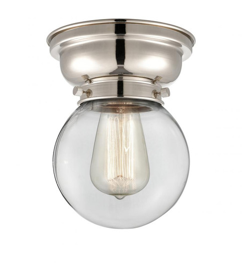 Beacon - 1 Light - 6 inch - Polished Nickel - Flush Mount (3442|623-1F-PN-G202-6)