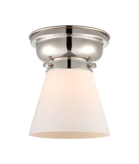 Cone - 1 Light - 6 inch - Polished Nickel - Flush Mount (3442|623-1F-PN-G61)