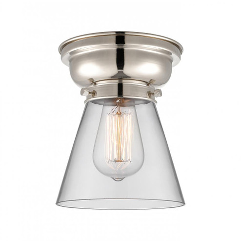 Cone - 1 Light - 6 inch - Polished Nickel - Flush Mount (3442|623-1F-PN-G62-LED)