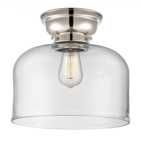 Bell - 1 Light - 12 inch - Polished Nickel - Flush Mount (3442|623-1F-PN-G72-L)