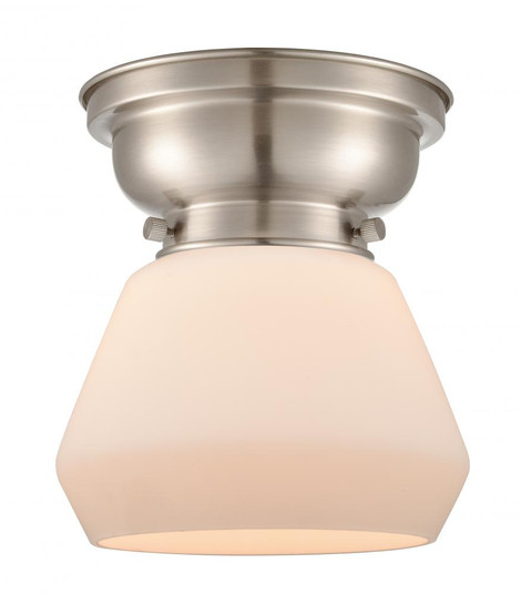 Fulton - 1 Light - 7 inch - Brushed Satin Nickel - Flush Mount (3442|623-1F-SN-G171-LED)