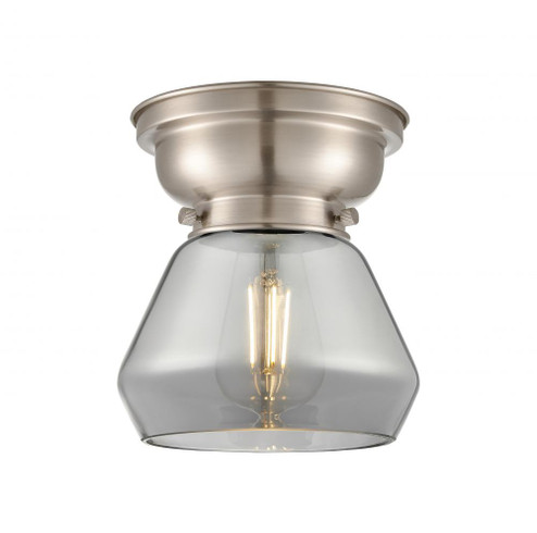 Fulton - 1 Light - 7 inch - Brushed Satin Nickel - Flush Mount (3442|623-1F-SN-G173)