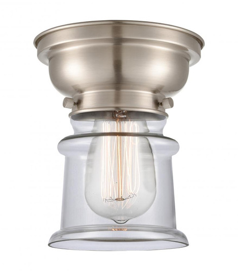 Canton - 1 Light - 6 inch - Brushed Satin Nickel - Flush Mount (3442|623-1F-SN-G182S)