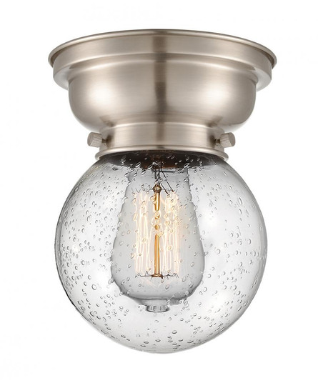 Beacon - 1 Light - 6 inch - Brushed Satin Nickel - Flush Mount (3442|623-1F-SN-G204-6)