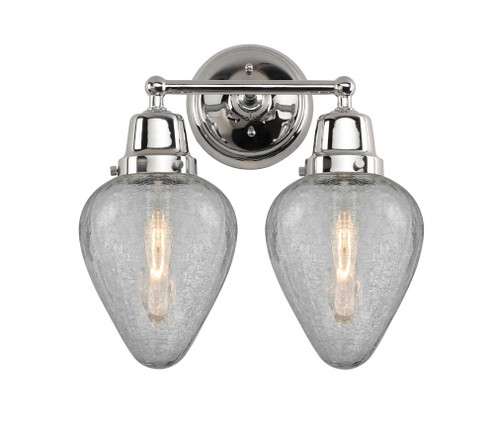 Geneseo - 2 Light - 15 inch - Polished Chrome - Bath Vanity Light (3442|623-2W-PC-G165)